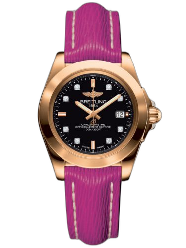 [H7133012.BF64.241X] Galactic 32 Sleek Edition Rose Gold / Trophy Black Diamond / Sahara