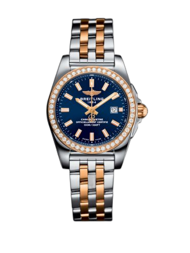 [C7234853/C950/791C] Galactic 29 Stainless Steel / Rose Gold / Diamond / Horizon Blue / Bracelet