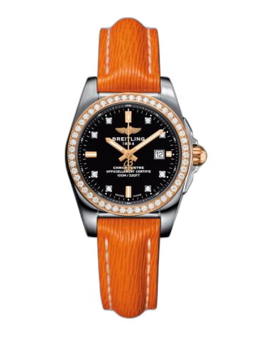 [C7234853/BE86/270X/A12BA.1] Galactic 29 Stainless Steel / Rose Gold / Diamond / Trophy Black Diamond / Sahara