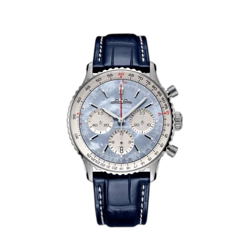 [AB0139211C2P1] Navitimer B01 Chronograph 41 Stainless Steel / Blue MOP Japan