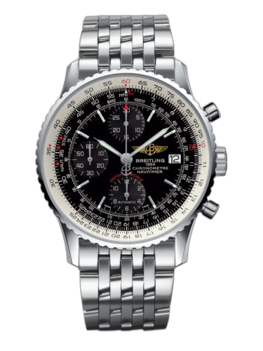 [A1332412.BF27.451A] Navitimer Heritage Stainless Steel / Black / Bracelet