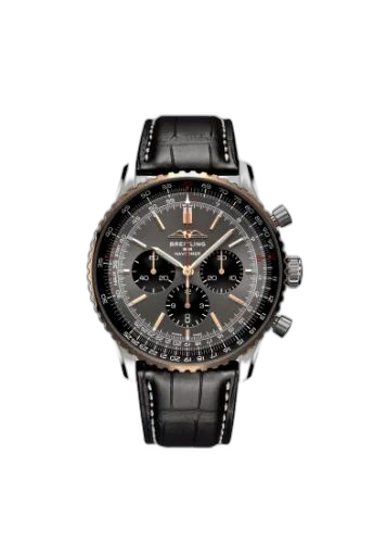 [UB01371A1B1P1] Navitimer B01 Chronograph 46 Stainless Steel - Red Gold / Grey / USA
