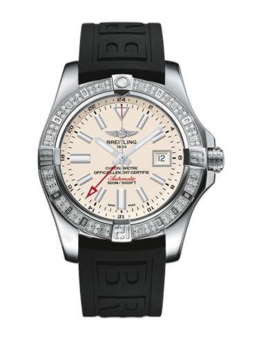 [A3239053.G778.152S] Avenger II GMT Stainless Steel / Diamond / Stratus Silver / Rubber