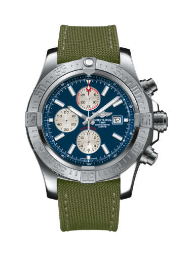 [A1337111/C871/105W/A20BA.1] Super Avenger II Stainless Steel / Mariner Blue / Military / Pin