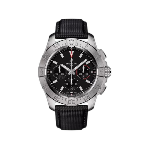 [AB0147101B1X1] Avenger B01 Chronograph 44 Stainless Steel / Black / Strap