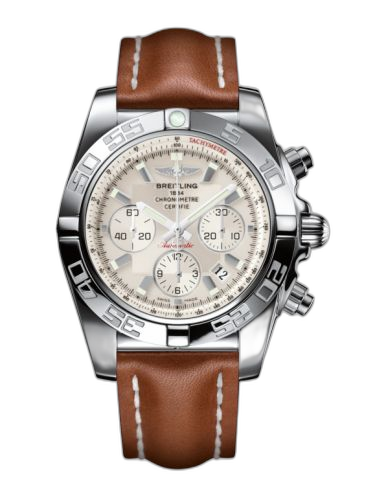 [AB011012.G684.433X] Chronomat 44 Stainless Steel / Silver / Calf