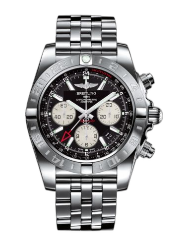 [AB042011.BB56.375A] Chronomat 44 GMT Stainless Steel / Onyx Black / Bracelet