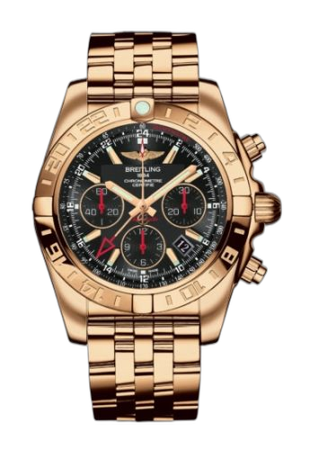 [HB0421L3/BC18/375H] Chronomat 44 GMT Rose Gold / Black / Bracelet