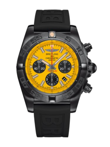 [MB0111C3.I531.262S] Chronomat 44 Blacksteel / Yellow / Rubber
