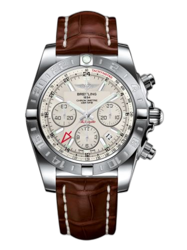 [AB042011.G745.737P] Chronomat 44 GMT Stainless Steel / Sierra Silver / Croco