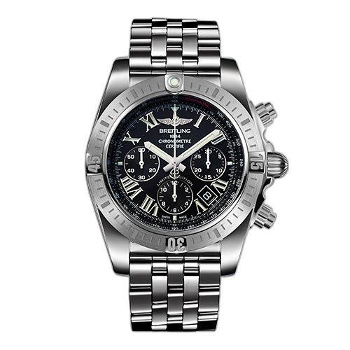 [AB01153A/BH26/388A (aka: S001B-RPA, S001BRPA)] Chronomat 44 Stainless Steel / Black - Roman / Japan