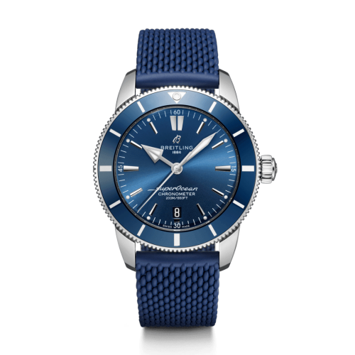 [AB2030161C1S1 (aka: AB203016/C955/281S/A20D.4)] Superocean Heritage II B20 Automatic 44 Stainless Steel / Blue / Rubber / Folding