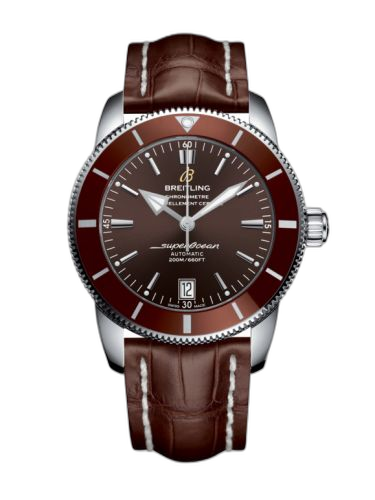[AB201033.Q617.739P] Superocean Heritage II 42 Stainless Steel / Bronze / Bronze / Croco