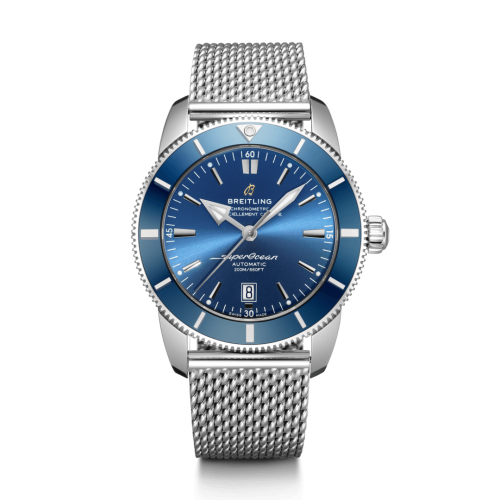 [AB2020161C1A1 (aka: AB202016/C961/152A)] Superocean Heritage II 46 Stainless Steel / Blue / Blue / Bracelet