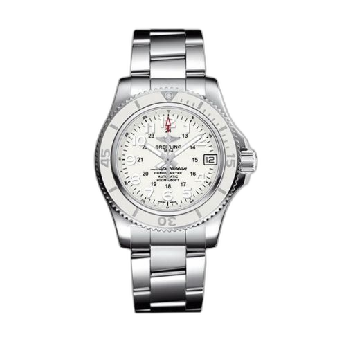 [A17312D2/A775/179A] Superocean II 36 White / Bracelet
