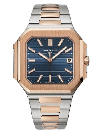[5821/1AR-001] Cubitus Date 45 Stainless Steel - Rose Gold / Blue