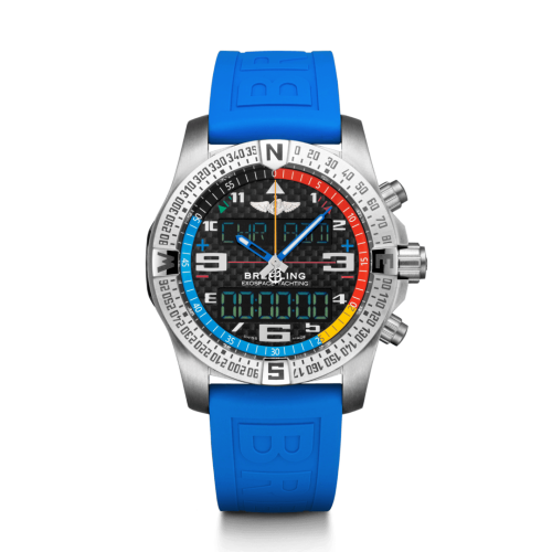 [EB5512221B1S1 (aka: EB551222.BG45.235S)] B55 Exospace Yachting Titanium / Carbon / TwinPro Blue / Folding