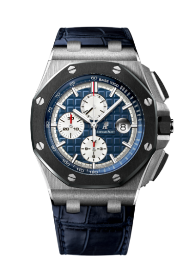 [26401PO.OO.A018CR.01] Royal Oak Offshore 26401 Ceramic / Platinum