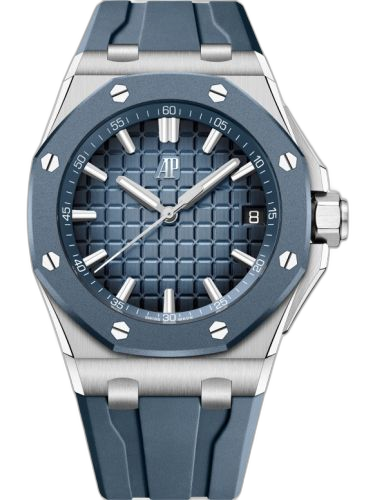 [15605SK.OO.A350CA.01] Royal Oak Offshore Selfwinding Titanium - Rubber / Blue