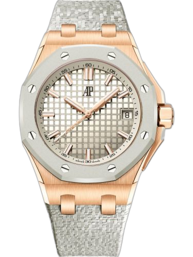 [77605OK.OO.A101CA.01] Royal Oak Offshore Selfwinding 37 Rose Gold - Rubberclad
