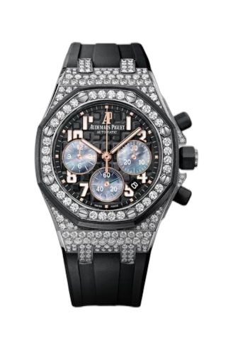 [26212CK.ZZ.D002CA.01] Royal Oak OffShore Lady 26212 LadyCat White Gold