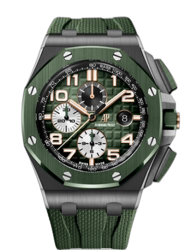 [26405CE.OO.A056CA.01] Royal Oak Offshore 44 Ceramic / Green