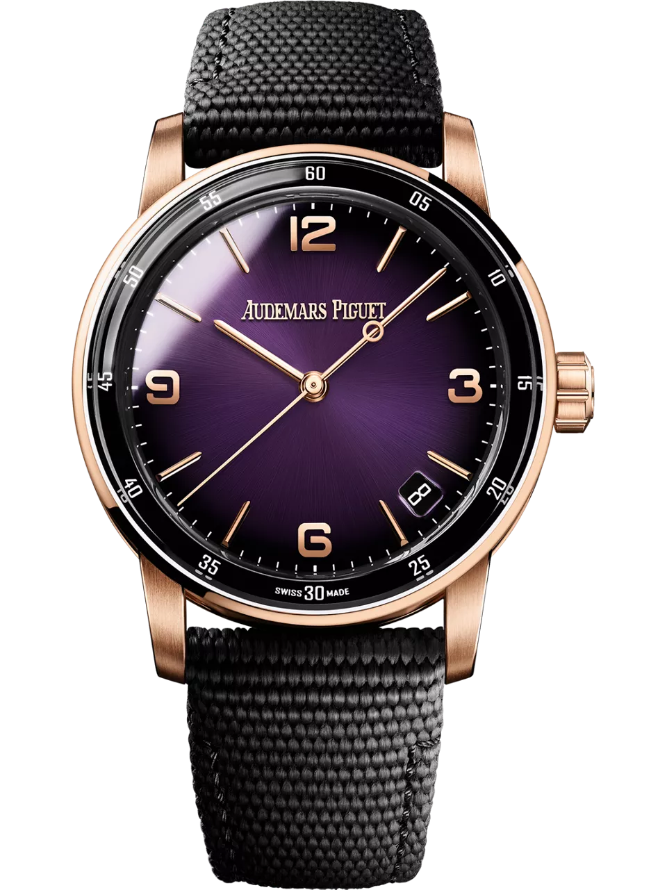 [15210OR.OO.A002KB.02] CODE 11.59 Automatic Pink Gold / Puple / Fabric