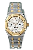 [25594SA.OO.0789SA.06] Royal Oak 25594 Moon Phase Stainless Steel / Yellow Gold / White