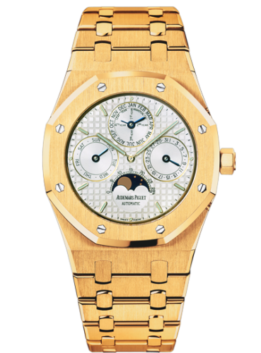 [25820BA.OO.0944BA.02] Royal Oak Perpetual Calendar Yellow Gold / Silver