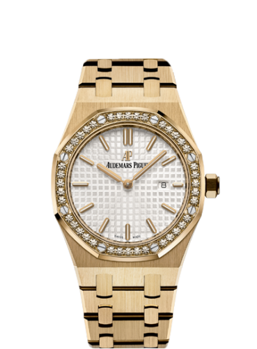 [67651BA.ZZ.1261BA.01] Royal Oak 67651 Quartz Yellow Gold / Silver