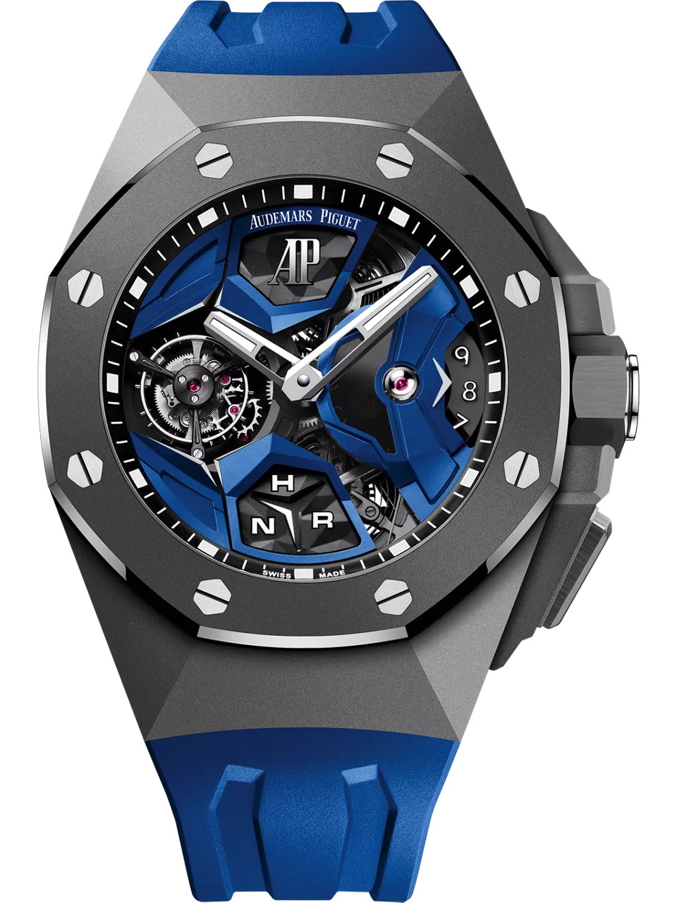 [26589IO.OO.D030CA.01] Royal Oak Concept GMT Tourbillon Titanium / Blue