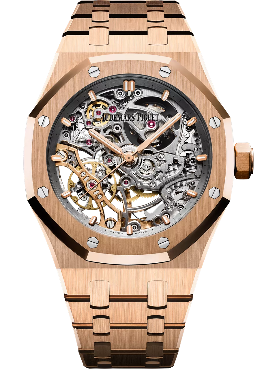 [15467OR.OO.1256OR.01] Royal Oak 37 Double Balance Wheel Openworked Pink Gold