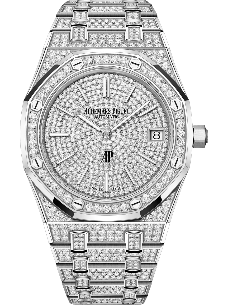 [16202BC.ZZ.1241BC.01] Royal Oak Extra-Thin White Gold - Diamond / Diamond