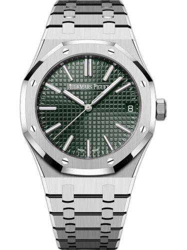 [15510ST.OO.1320ST.04] Royal Oak Selfwinding 41 Stainless Steel / Green / 50th Anniversary