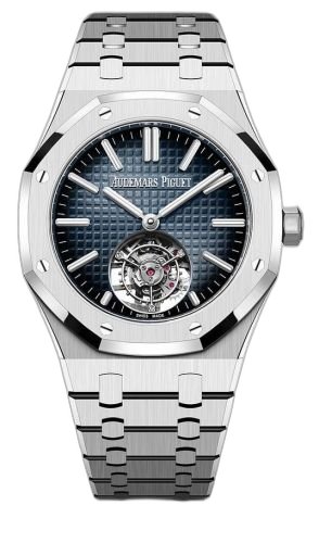 [26730ST.OO.1320ST.01] Royal Oak Self-Winding Flying Tourbillon Stainless Steel / Blue / 50th Anniversary