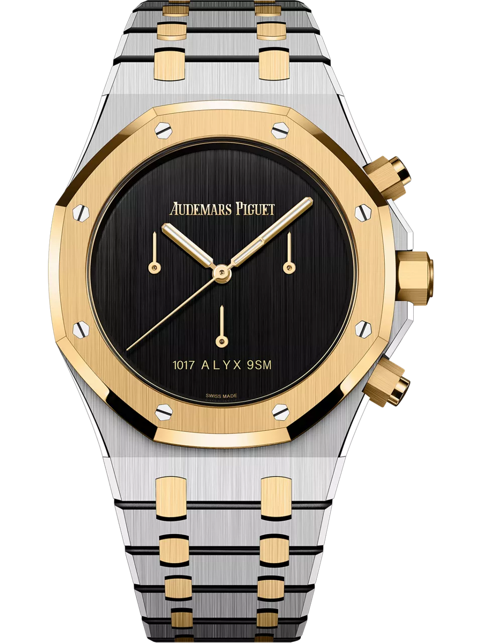 [26240SA.OO.1320SA.01] Royal Oak Chronograph 41 1017 ALYX 9SM Stainless Steel - Yellow Gold