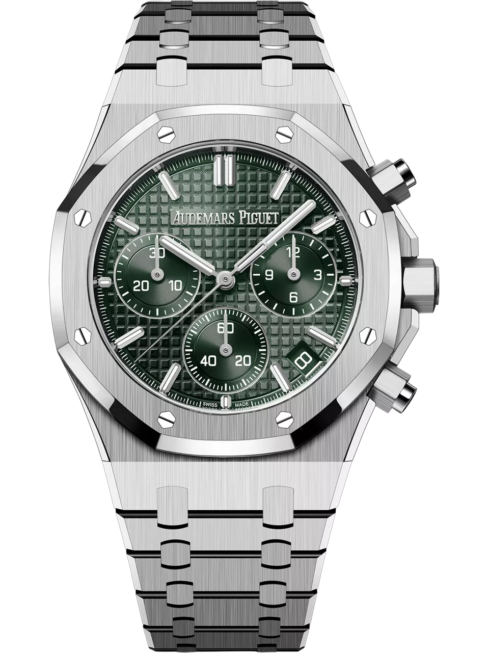 [26240ST.OO.1320ST.04] Royal Oak Chronograph 41 Stainless Steel / Green / 50th Anniversary