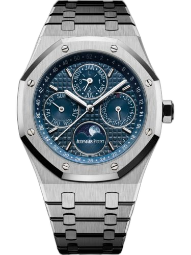 [26574ST.OO.1220ST.02] Royal Oak Perpetual Calendar 41 Stainless Steel / Blue