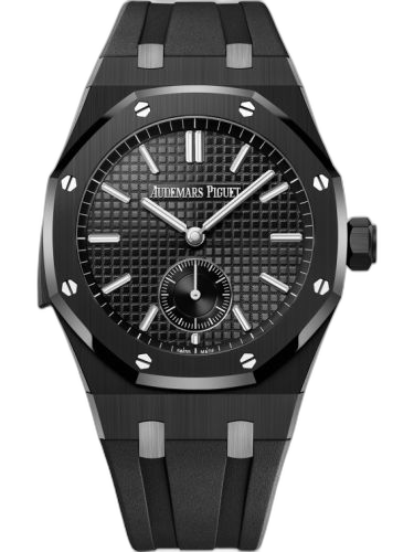 [26591CE.OO.D002CA.01] Royal Oak Repeater Supersonnerie Black Ceramic / Black / Rubber