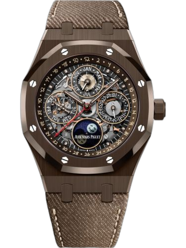 [26585CM.OO.D301VE.01] Royal Oak Perpetual Calendar Openworked 41 Cactus Jack