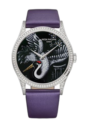 [5077/100G-057] Calatrava 5077 Japanese Cranes