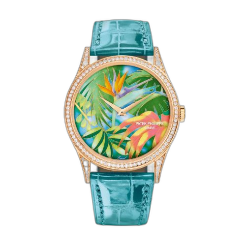 [5077/100R-037] Calatrava 5077R Tropical Plants / Strelitzias