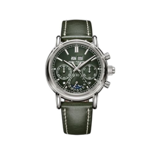 [5204G-001] Perpetual Calendar Split-Seconds Chronograph 5204 White Gold / Olive