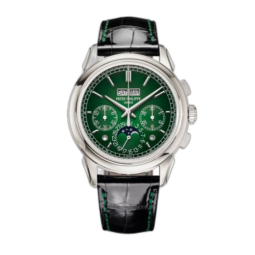[5270P-014] Perpetual Calendar Chronograph 5270 Platinum / Green