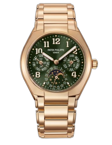[7340/1R-010] Twenty-4 Perpetual Calendar Rose Gold / Green