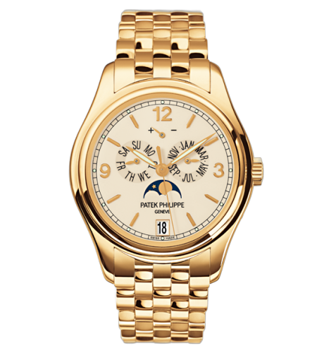 [5146/1J-001] Annual Calendar 5146 Yellow Gold / Cream / Bracelet