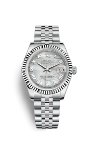 [178274-0071] Datejust 31 Stainless Steel Fluted / Jubilee / MOP Roman