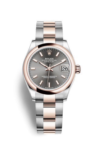 [278241-0017] Datejust 31 Stainless Steel/ Rose Gold / Domed / Grey / Oyster