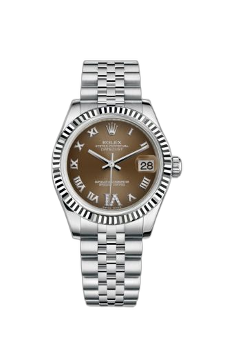 [178274-0090] Datejust 31 Stainless Steel Fluted / Jubilee / Bronze Roman