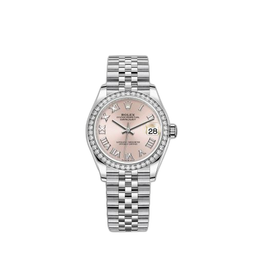[278384rbr-0024] Datejust 31 Stainless Steel Diamond / Jubilee / Pink - Roman